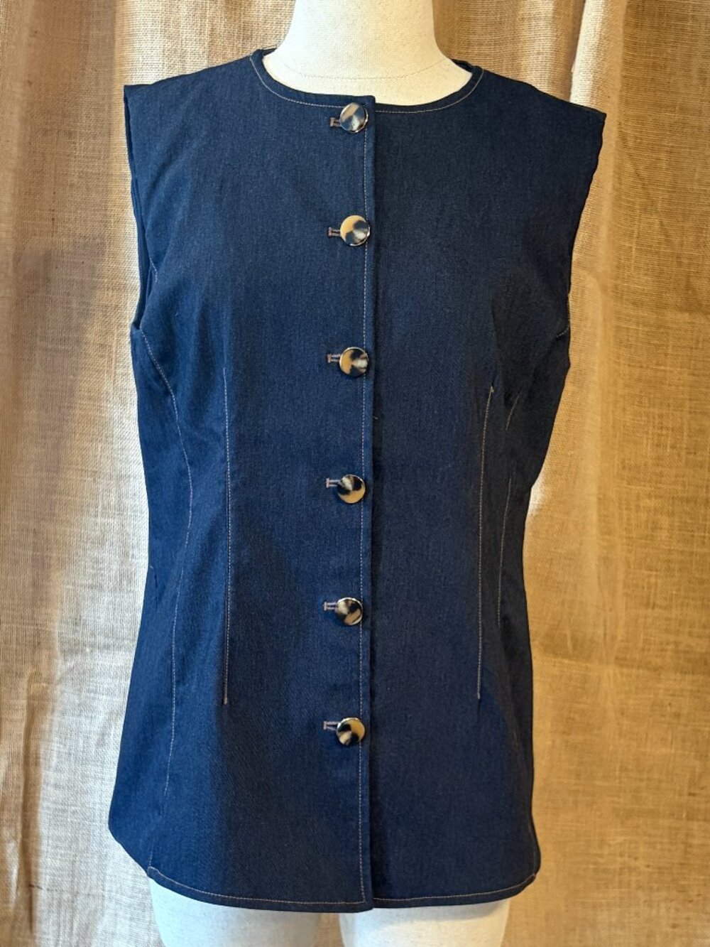 Haver & Blair London, Dark Denim Small Vest